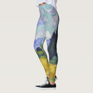 Legging Vincent Van Gogh - Campo de Trigo com Cipras