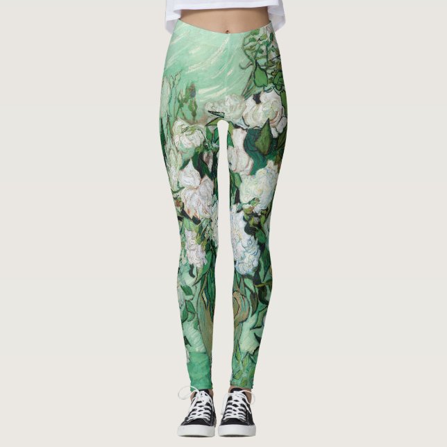 Legging Vincent van Gogh - Rosas (Frente)