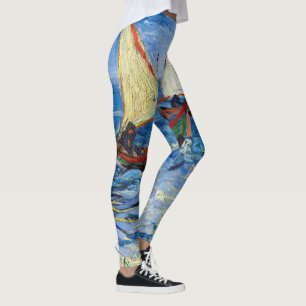 Legging Vincent van Gogh - Vista marinha em Saintes-Maries