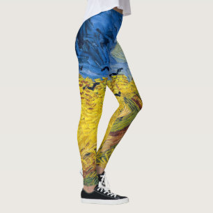 Legging Vincent van Gogh - Wheatfield com Crows