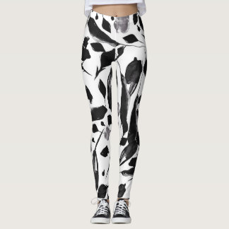 Legging Vintage Autumn Leaves, Incrível Fundo.