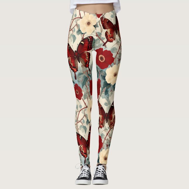 Legging Vintage Botanical Illustration (Frente)