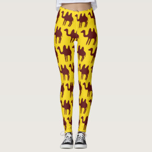 Legging Vintage Camels: Padrão Inspirado No Deserto.