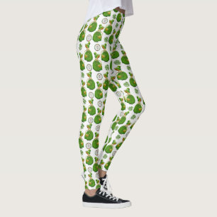 Legging Vintage Dourado Green Scottish Girl Rua.Dia de Pat