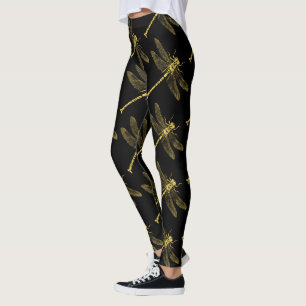 Legging Vintage Dragonfly Ilustração II