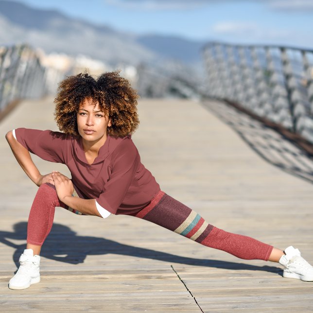 Legging Vintage - estética Stripe (Criador carregado)