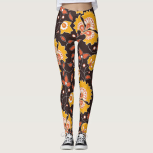 Legging Vintage Floral Invisível