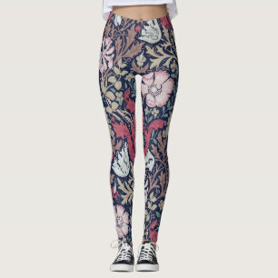 Legging Vintage Floral Pattern, William Morris