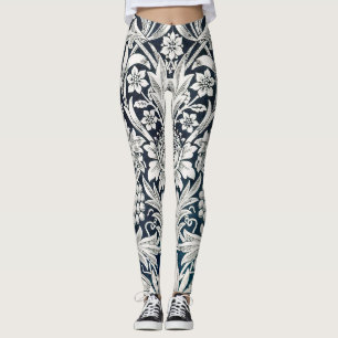 Legging Vintage Floral Pattern, William Morris