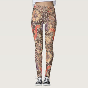 Legging Vintage Graceful Floral Impressão