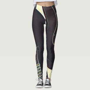 Legging Vintage guitarist birthday gift