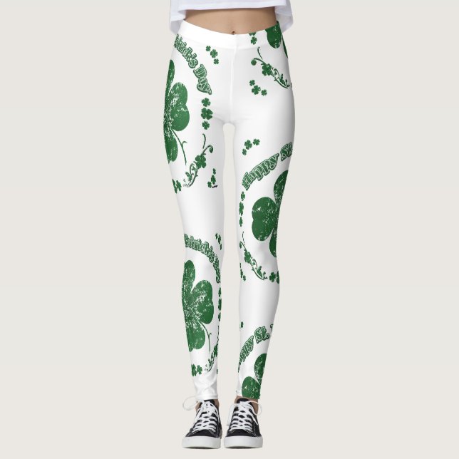 Legging Vintage Happy Saint Patrick's Day (Frente)