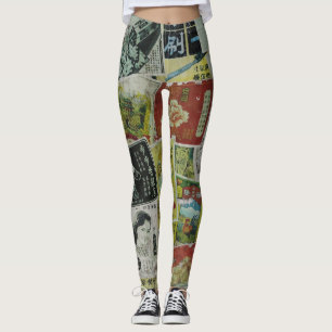 Legging Vintage Hong Kong anunciando muro.