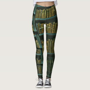 Legging Vintage lendo presente de trabalho de arte