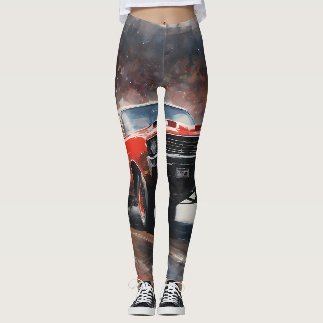 Legging Vintage Musculoso Carro (Frente)