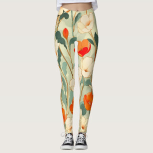Legging Vintage Poppy Blossom