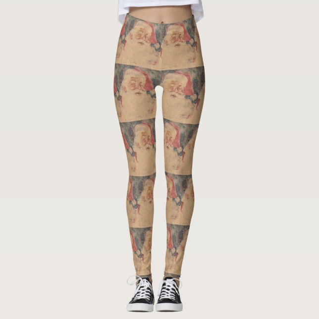 Legging Vintage Santa Claus (Frente)