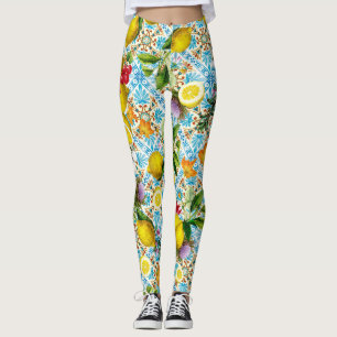 Legging Vintage Sicilian lemon jardim