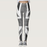 Legging Vintage UK Flag<br><div class="desc">Vintage UK Flag. Design está disponível em outros produtos.</div>