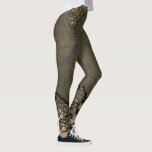 Legging Vintagem Metálica De Couro De Casca Steampunk Indu<br><div class="desc">Este design foi criado através da arte digital. Pode ser personalizado clicando no botão personalizar e alterando a cor, adicionando um nome, iniciais ou as suas palavras favoritas. Entre em contato comigo em colorflowcreations@gmail.com se você quiser usar este design em outro produto. Compre minha pintura de acrílico abstrato original para...</div>