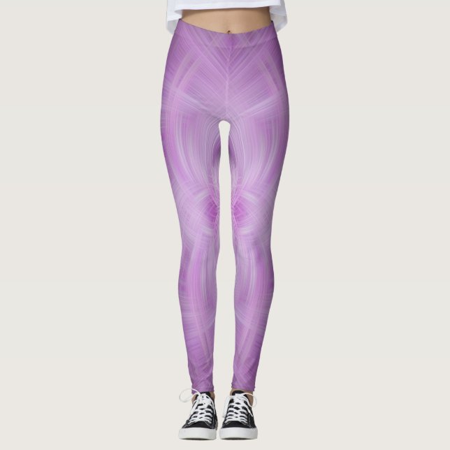 Legging VIOLET - Arte Fractal - (Frente)