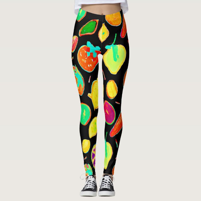 Legging Visão Neon Frutífera Design (Frente)