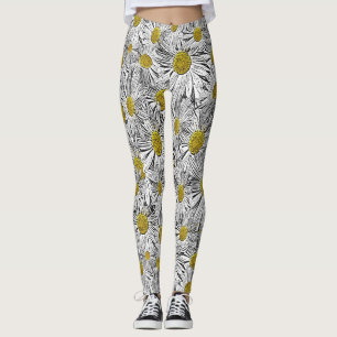 Legging Visitas Centralizadas Amarelas