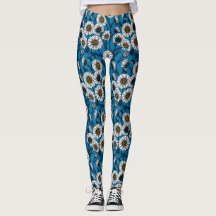 Legging Visitas em azul
