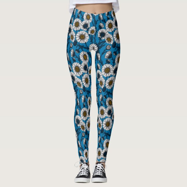 Legging Visitas em azul (Frente)