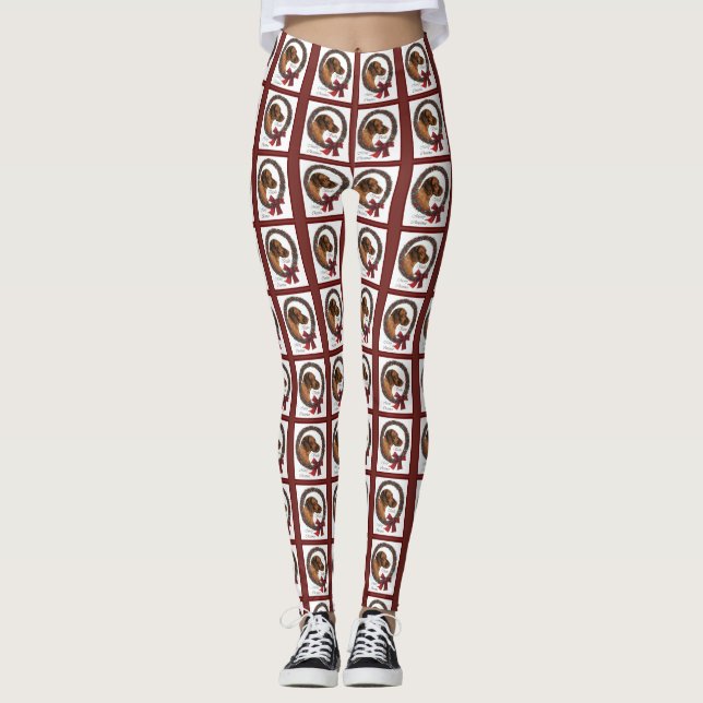 Legging Vizsla Lovers Natal (Frente)