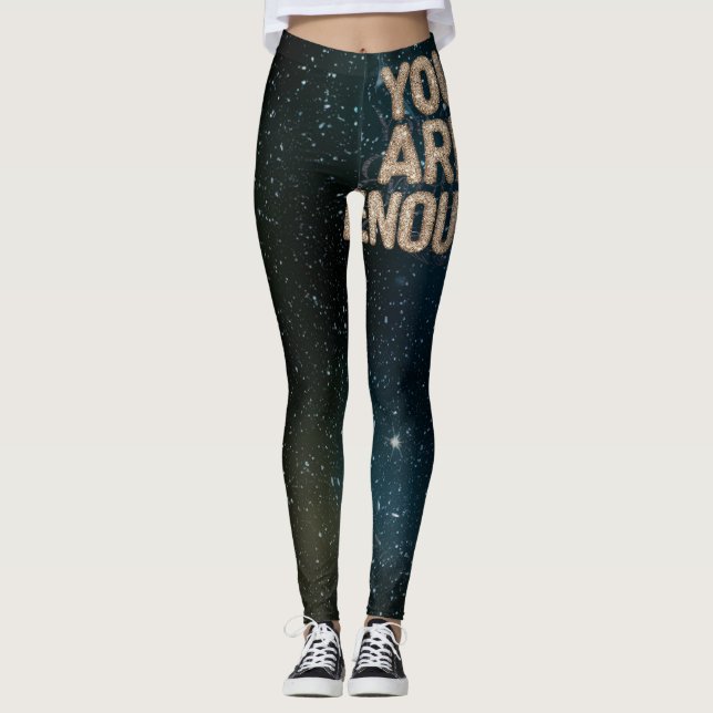 LEGGING "VOCÊ É SUFICIENTE: EMPOWERANDO LEGGENS MOTIVACION (Frente)