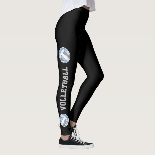 Legging Volicola de cinza azul com pernas para cima (Direita)