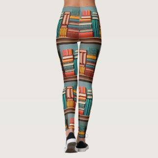 Legging Volumes de Romances Livro da Biblioteca