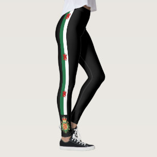 Legging Wales listra a bandeira