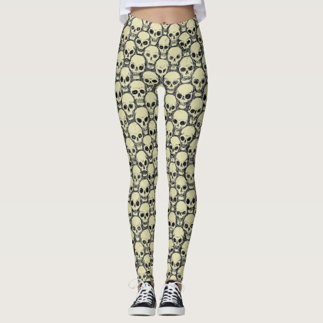 Legging Wall o' Skulls (Frente)