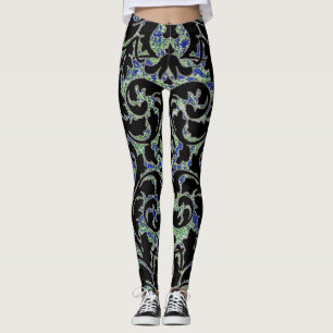 Legging Wallpaper da Vintage da década de 1960 1a