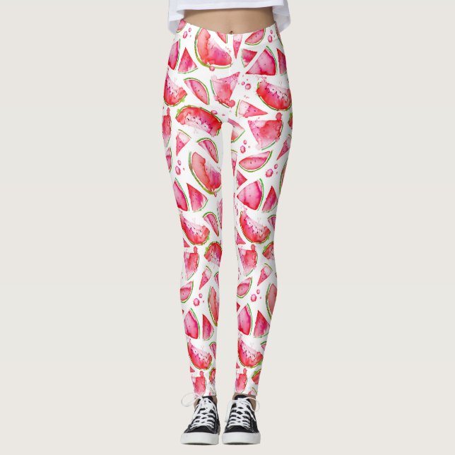 Legging Watercolor Melancia 1 (Frente)