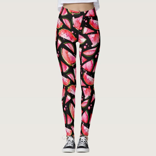 Legging Watercolor Melancia 2 (Frente)