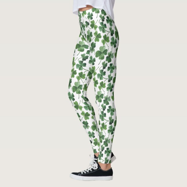Legging Watercolor Shamrock (Esquerda)