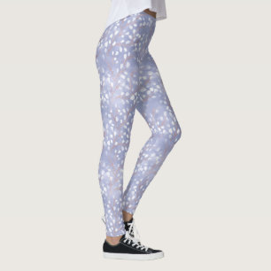 Legging Watercolor Snowdrops Lavanda/Copper ID726