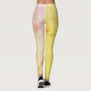 Legging Wavy Magical Dourado GreenLeaf Lines sem costura p