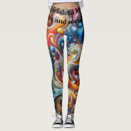 Legging Whims Social Floral