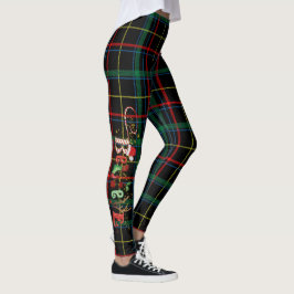 Legging Whimsical acredita na Xadrez de Natal
