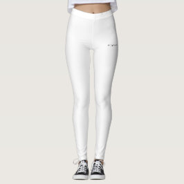 Legging White Personally Name Personalizado Women Girly Gy