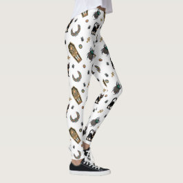 Legging 🤍 White Pharaoh Mummy Halloween 🎃 👑
