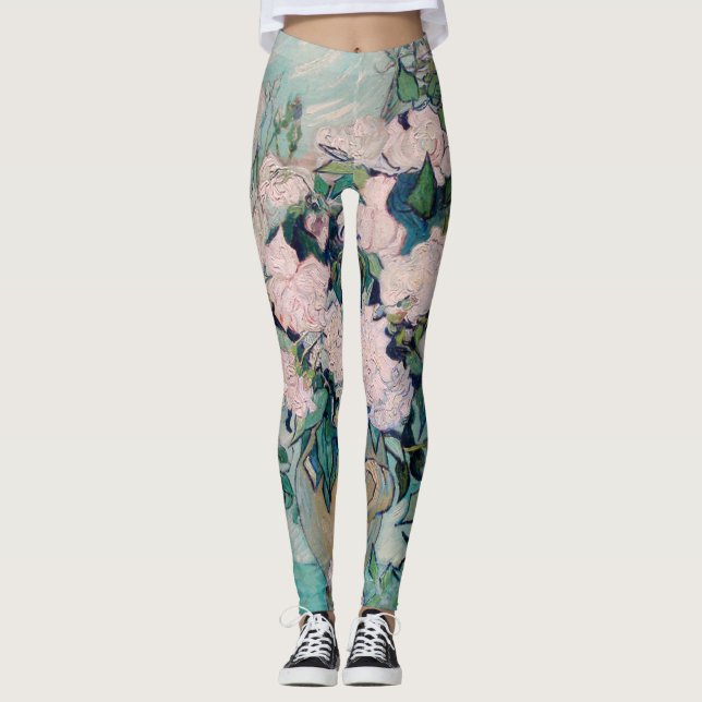 Legging White Roses-1890-Vincent van Gogh (Frente)