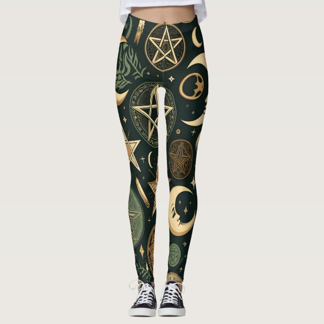 Legging Wiccan Pattern 2 (Frente)