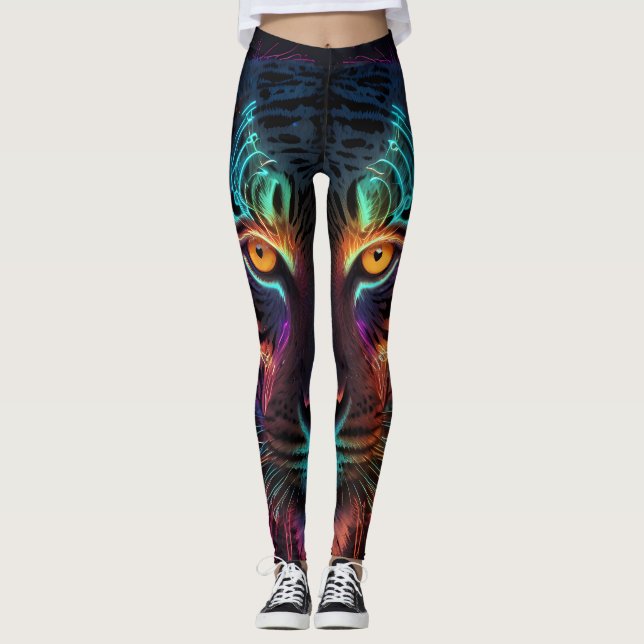 Legging Wild Neon Natures Tiger (Frente)