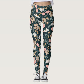 Legging Wildflower Pattern 