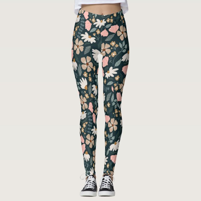 Legging Wildflower Pattern  (Frente)